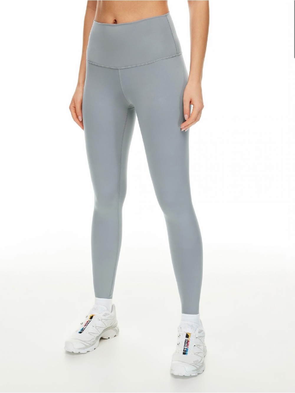 TNA High-Waist Leggings in Slate Blue